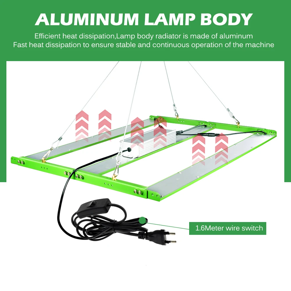 Квантовая фотонная рамка Светодиодная лампа для выращивания растений Samsung диоды