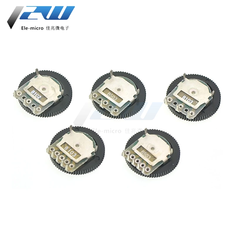 Потенциометр циферблата одинарный двойной 1 2 5 10 20 50K 100 200 500 B103 B503 шт. |