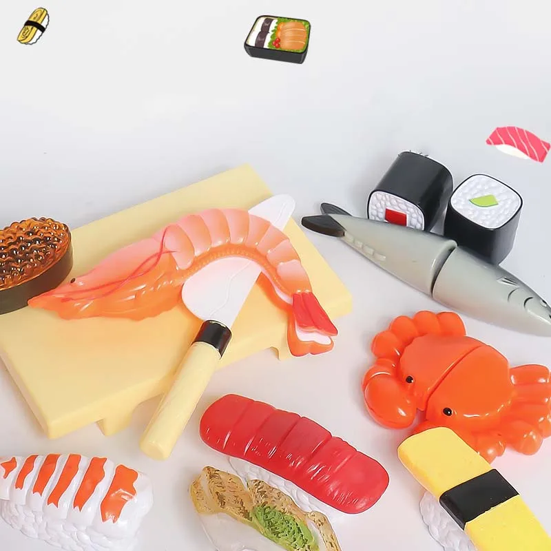 Кухня игрушки для детей возрастом от 12 шт./компл. моделирование суши кухня