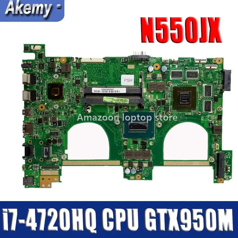 AmazoonG550JX ноутбук motherboardMainboard для For Asus N550JX G550JX N550JV G550J N550J Материнская плата ноутбука