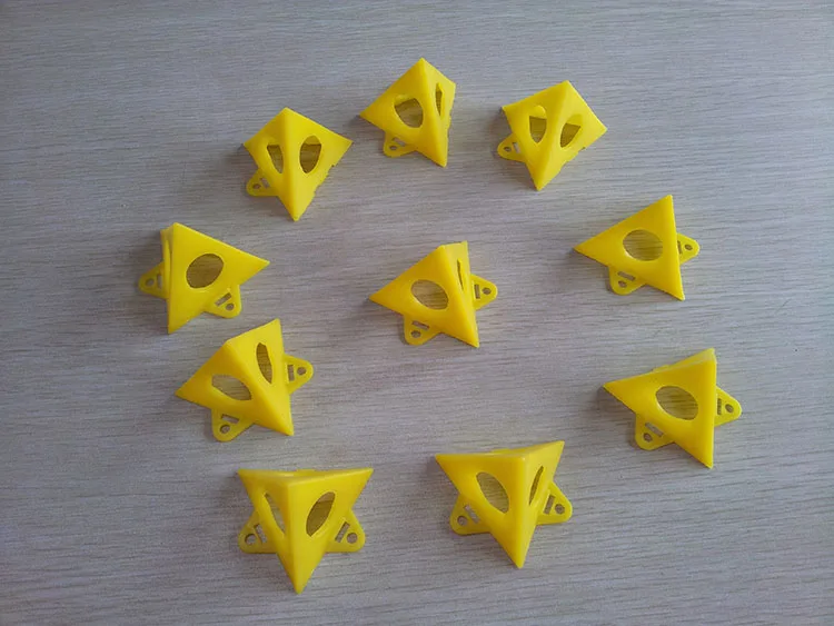 10 шт./компл. столярные цветные накладки для краски er's Pyramid подставки инструмент для краски треугольные ножки инструменты для деревообработки желтый цвет