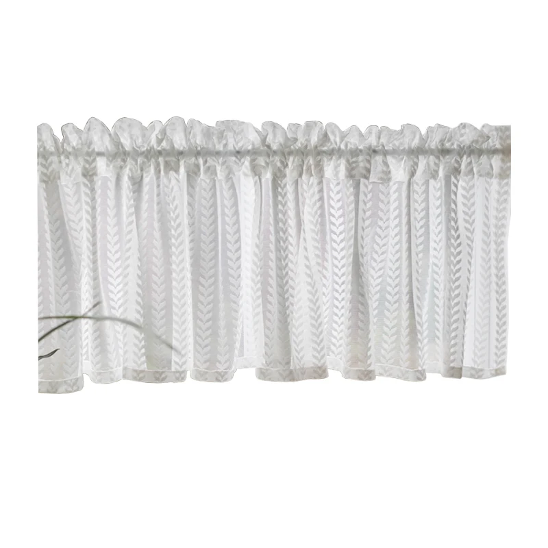 Современные кружевные жаккардовые занавески для кухни ванной комнаты книжного