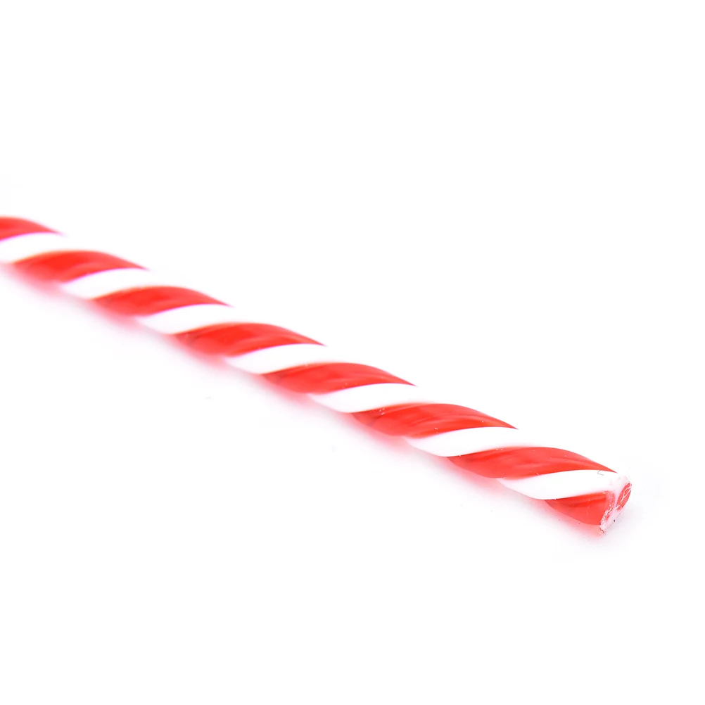 

Plastic Candy Cane Ornaments Christmas Tree Hanging Decorations For Festival Party Xmas 6Pcs/bag