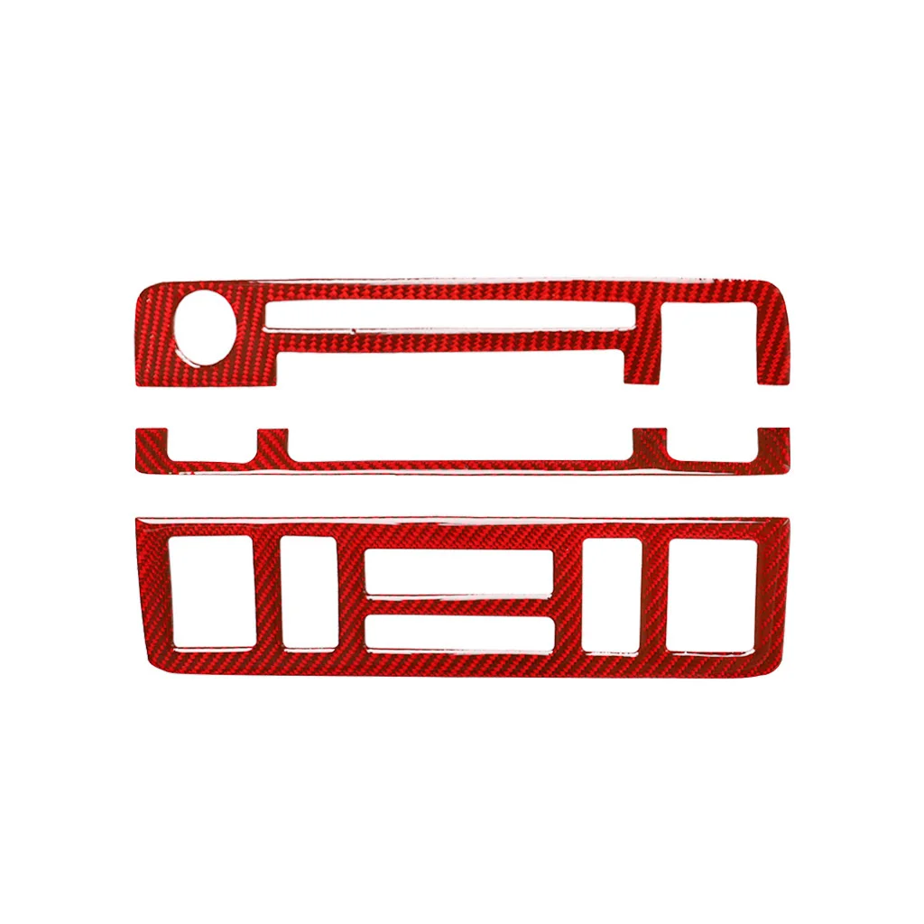 

Подходит для BMW old 3 серии E46, центральное управление из углеродного волокна, зубчатая передача кондиционера, зажигалка, хранение, мультимеди...