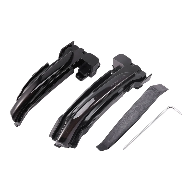 Автомобильное зеркало заднего вида с боковым крылом светодиодный Динамический