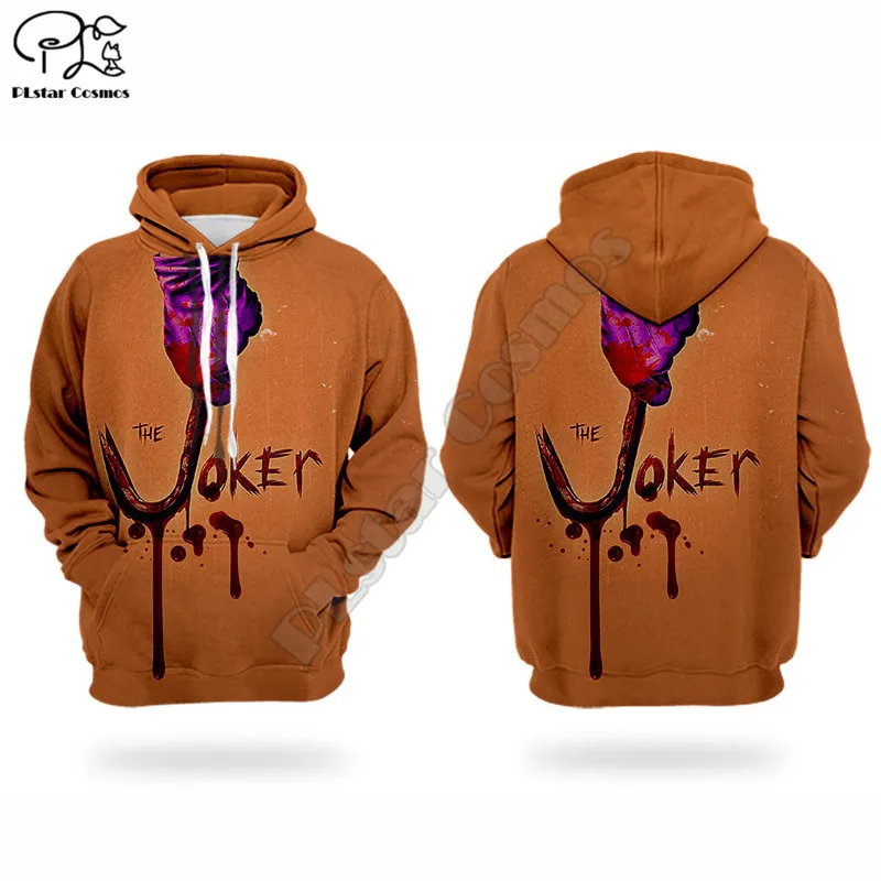

Jack the Clown 3D printed Hoodies sweatshirts Men Women Fashion Hooded Long Sleeve streetwear Pullover cosplay costume
