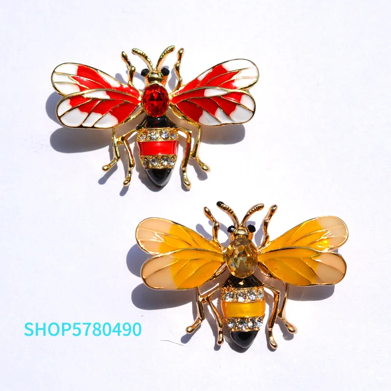 Женская Брошь в виде пчелы из Rhistone разноцветная брошь форме насекомого свадебные