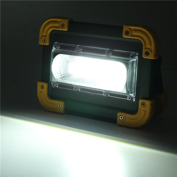 

LED Spotlight USB COB LED Camping Light Work Spot Light Flashlight Rechargeable Outdoor Light for Fishing Hiking Camping Lamp