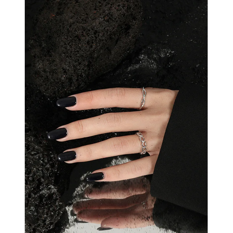 

Sterling 925 Silver Korean Version Engagement Design Twist Interwoven Pattern 2021 Open Ring Gifts For Women Jewellery