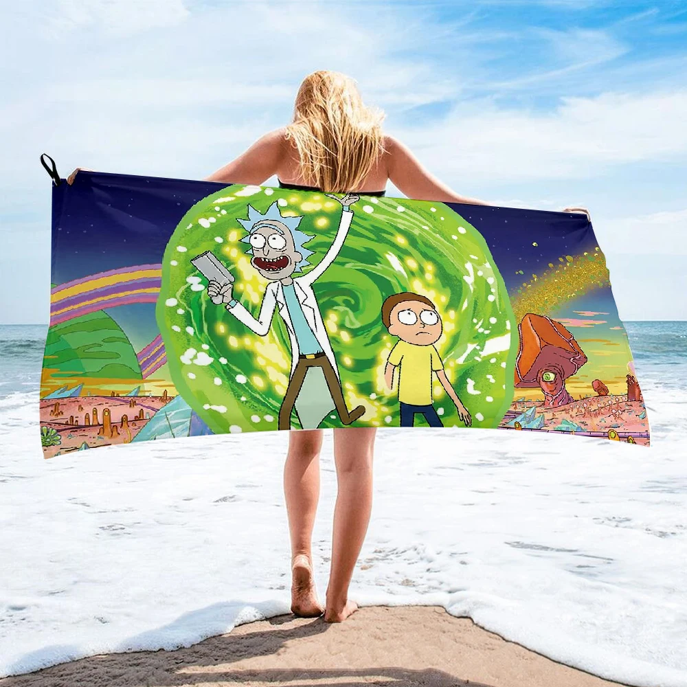 Банное полотенце из микрофибры пляжное женская шелковая длинная юбка с принтом
