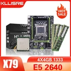 Комплект материнской платы Kllisre X79, Xeon E5 2640, LGA 2011, 4 шт. x 4 ГБ = 16 Гб 1333, DDR3 память ECC REG