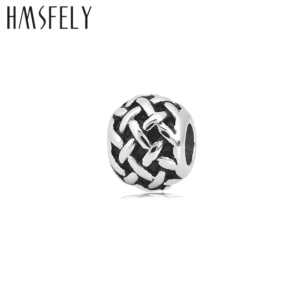 Сетчатые плетеные бусины HMSFELY из нержавеющей стали 316l Шаровые с большим