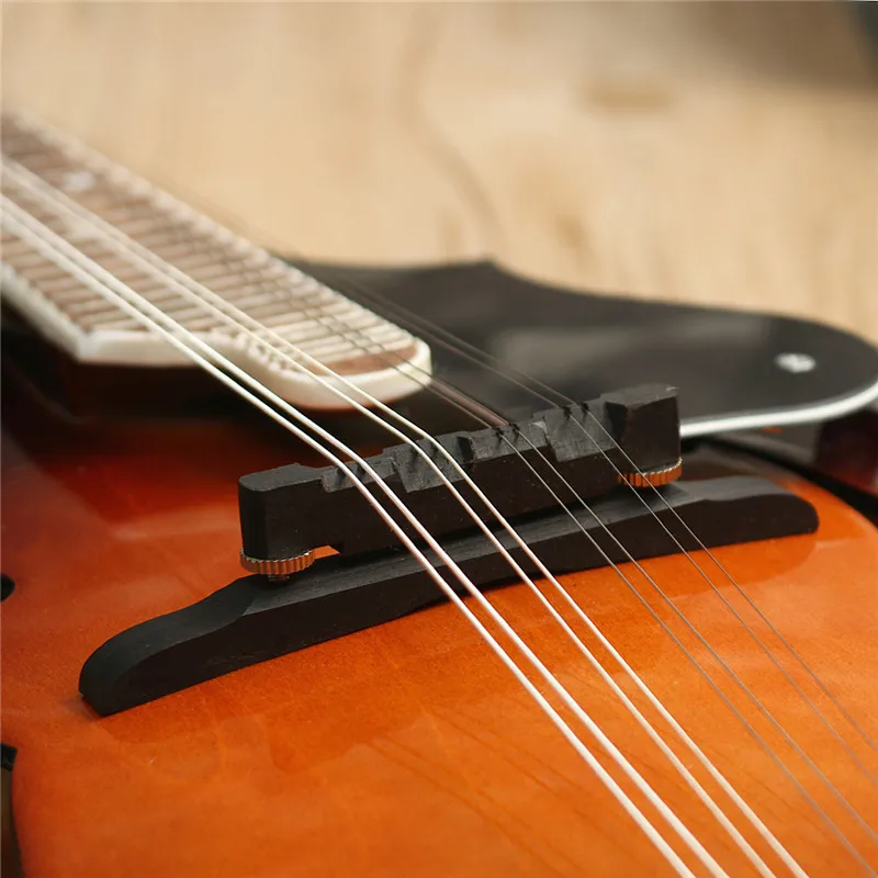 

SENRHY 8-String Sunburst Mandolin Paulowni Musical Instrument with Rigid Mandolin Case For Stringed Instrument Lovers Gifts