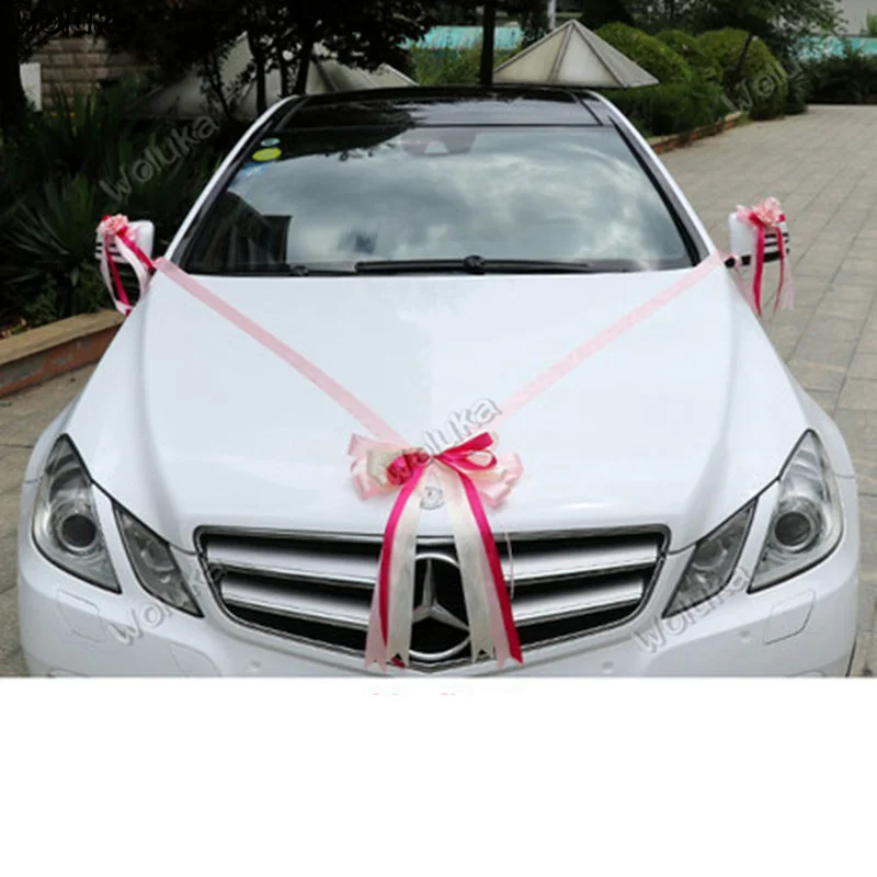 Украшение для автомобиля свадебный автомобиль набор украшений передней части