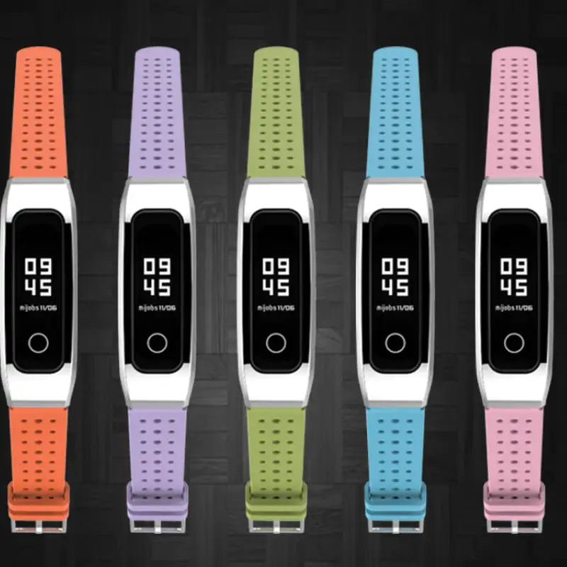 Силиконовый перфорированный ремешок Mijobs для Honor Band 4 Running Edition | Электроника