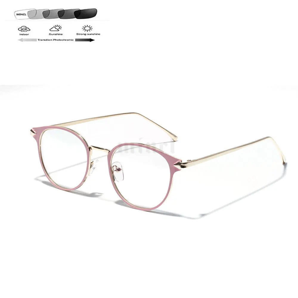 Женские солнцезащитные фотохромные готовые очки для близорукости