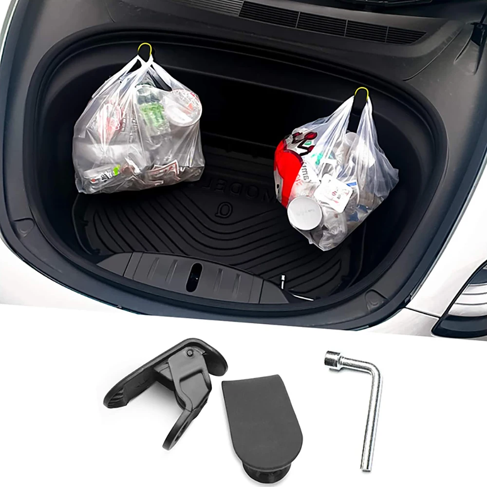 Flexible Durable Front Trunk Hook Black Plastic Hanger | Автомобили и мотоциклы