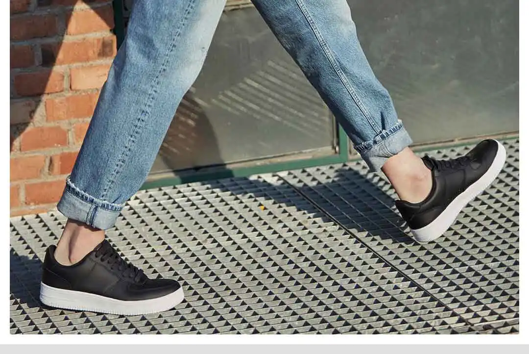 Винтажные кожаные туфли Youpin 90 точек Нескользящие износостойкие на толстой