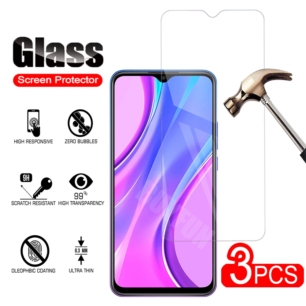 

Защитное стекло для xiaomi redmi 9 8 8a 7a 6 6a 6Pro, 3 шт.
