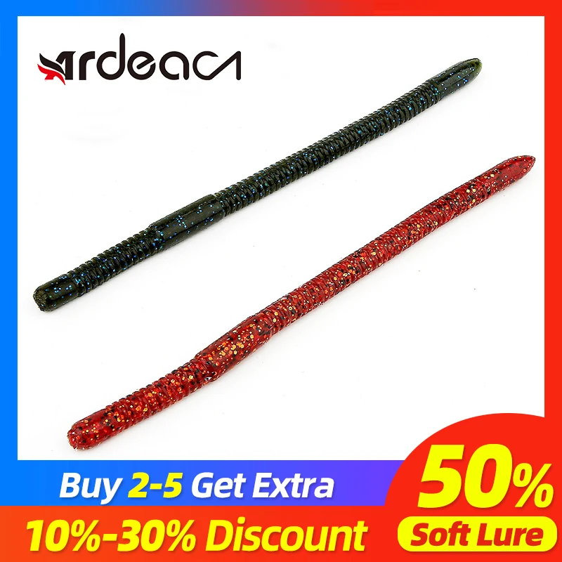 ARDEA fishing Silicone soft lure worms  Silicone Earthworm Artificial Fishing Lures salt bass soft lure Wobblers trout Carp