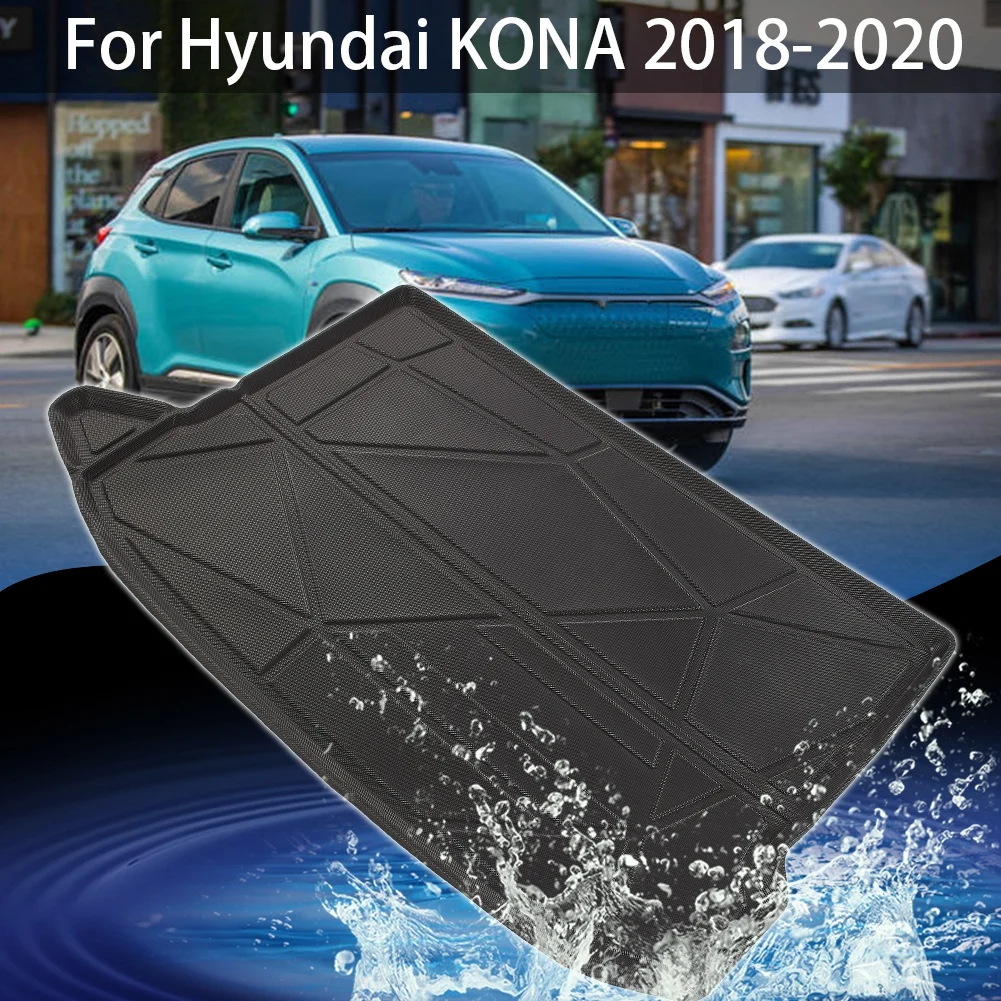 

Auto Car Trunk Protector Rear Trunk Mat Cover Trunk Cargo Liner Trunk Tray Floor Mat Cover Fit For Hyundai Kona
