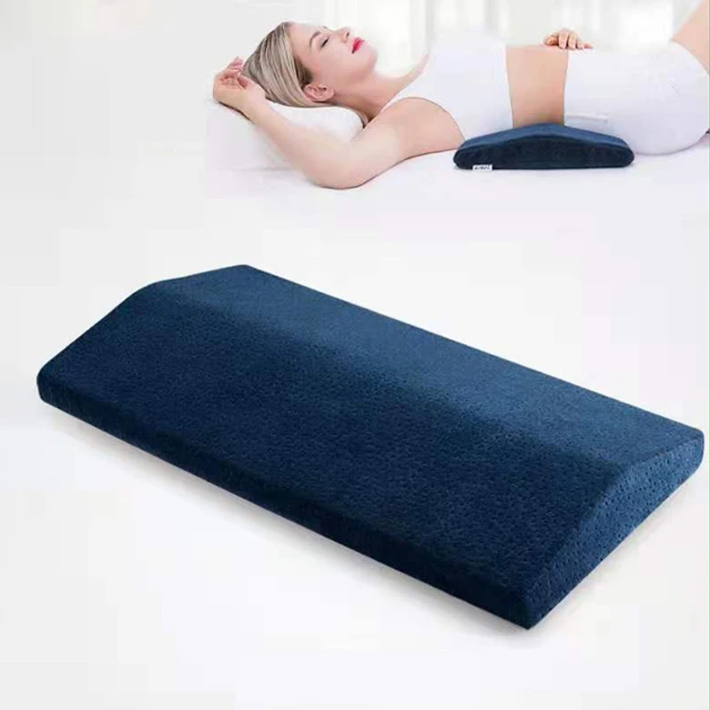 

Memory Foam Pregnant Waist Pillow Slow Rebound Lumbar Support Cushion For Back Pain Relief Orthopedic Side Sleeper Bed Pillows