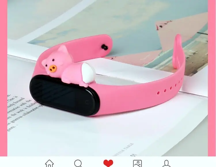 Милый mi band 4 ремешок сменный силиконовый mi 4 band ремни игрушка my band 3 ремешок для xiaomi mi band 3/4 аксессуары для браслетов