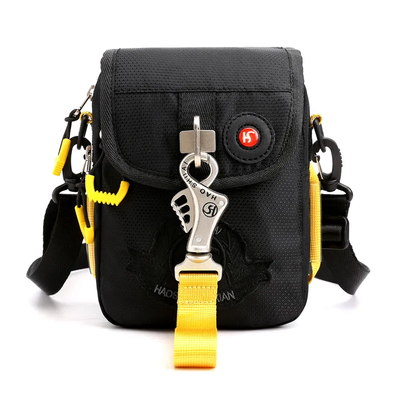 Weysfor Waterproof Nylon Messenger Bag Men Purse Tactical Outdoor Hiking Shoulder Bag Zipper Belt  Bag For Male