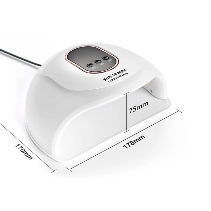 

72W Nail Lamps Mini High-power Nails Lamp Smart Induction Dryer Phototherapy Nail Baking Lamp Phototherapy Machine TSLM1