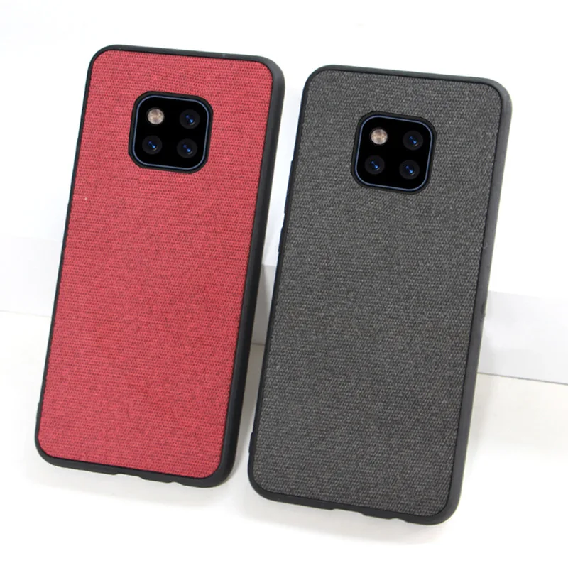 Тканевый Стильный чехол для Huawei Mate 30 20 Pro Lite P30 противоударный нескользящий Maimang 7