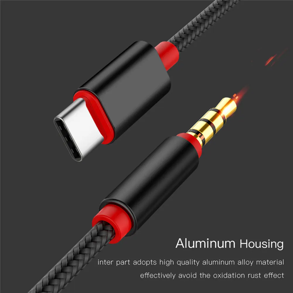 Аудиокабель USB Type C автомобильный аудиокабель AUX штекер на 3 5 мм адаптер для Huawei Mate