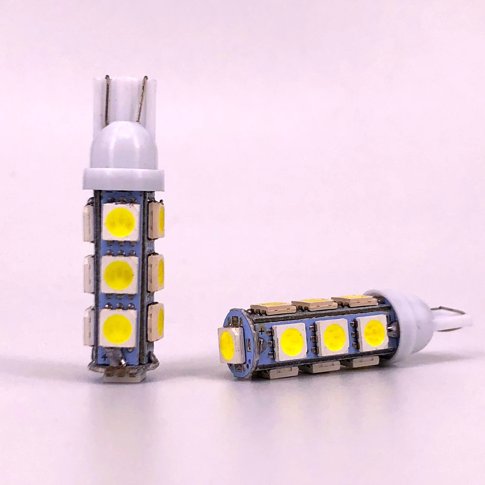 100 X T10 192 W5W 13 SMD 5050 led Автомобильный светильник для чтения двери автомобильный