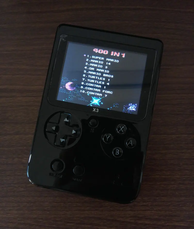 Мини 8 бит Ретро портативная игровая консольная видеоигра Встроенный 400