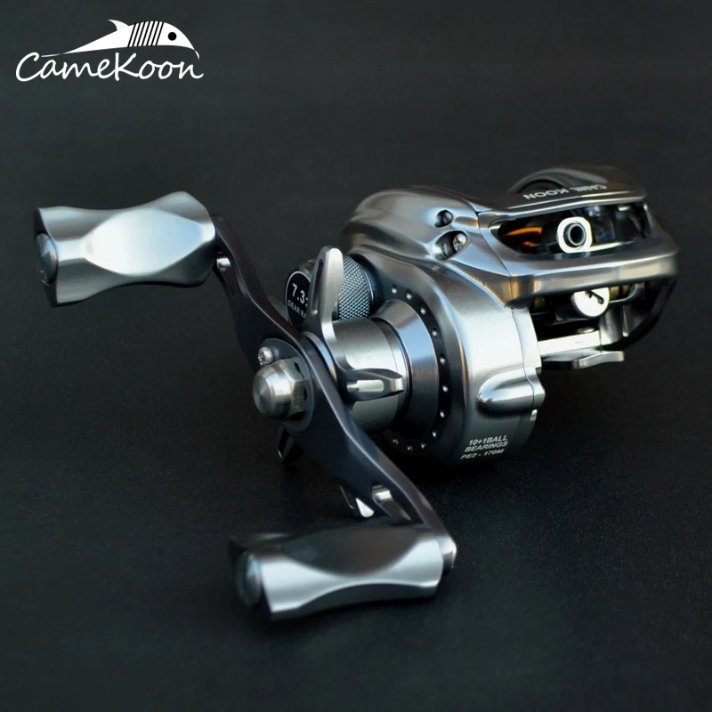 CAMEKOON полный Matel baitcasing Рыболовная катушка 10 + 1 шарикоподшипники 7 3: Передаточное