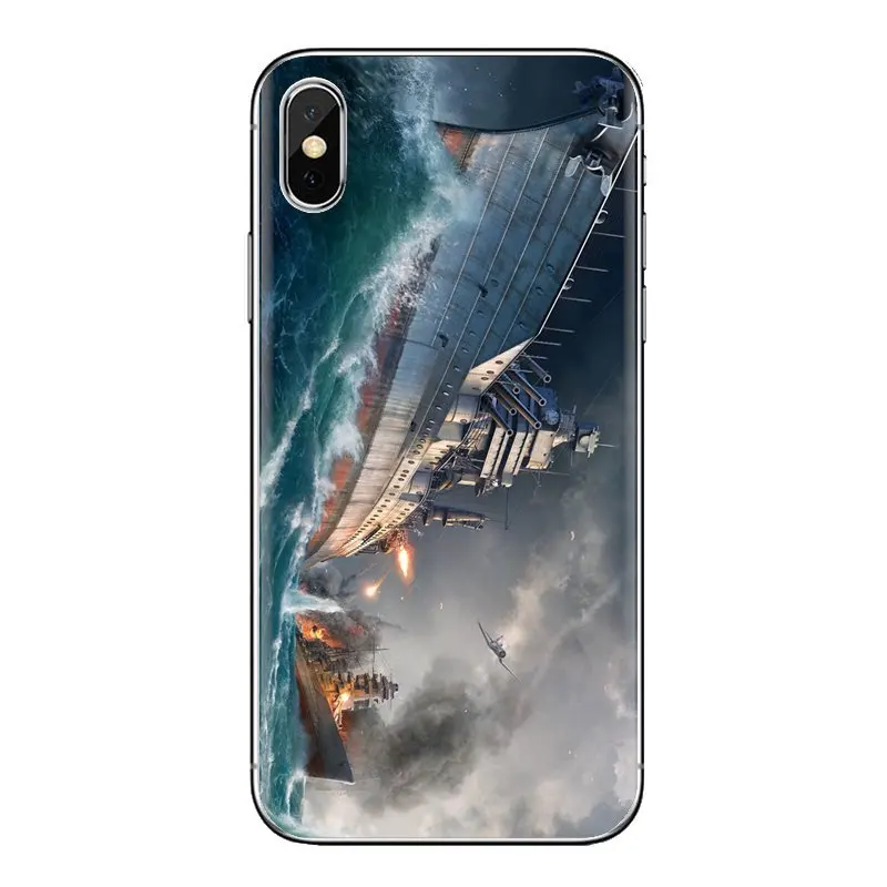 Мягкий прозрачный чехол-накладка военные морские корабли для iPod Touch Apple iPhone 4 4s 5 5S