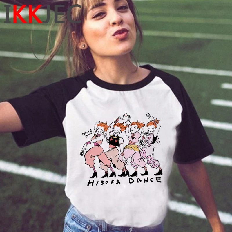 Hunter x Killua Zoldyck Hxh Hisoka топ футболки мужская Японская tumblr grunge harajuku kawaii футболка