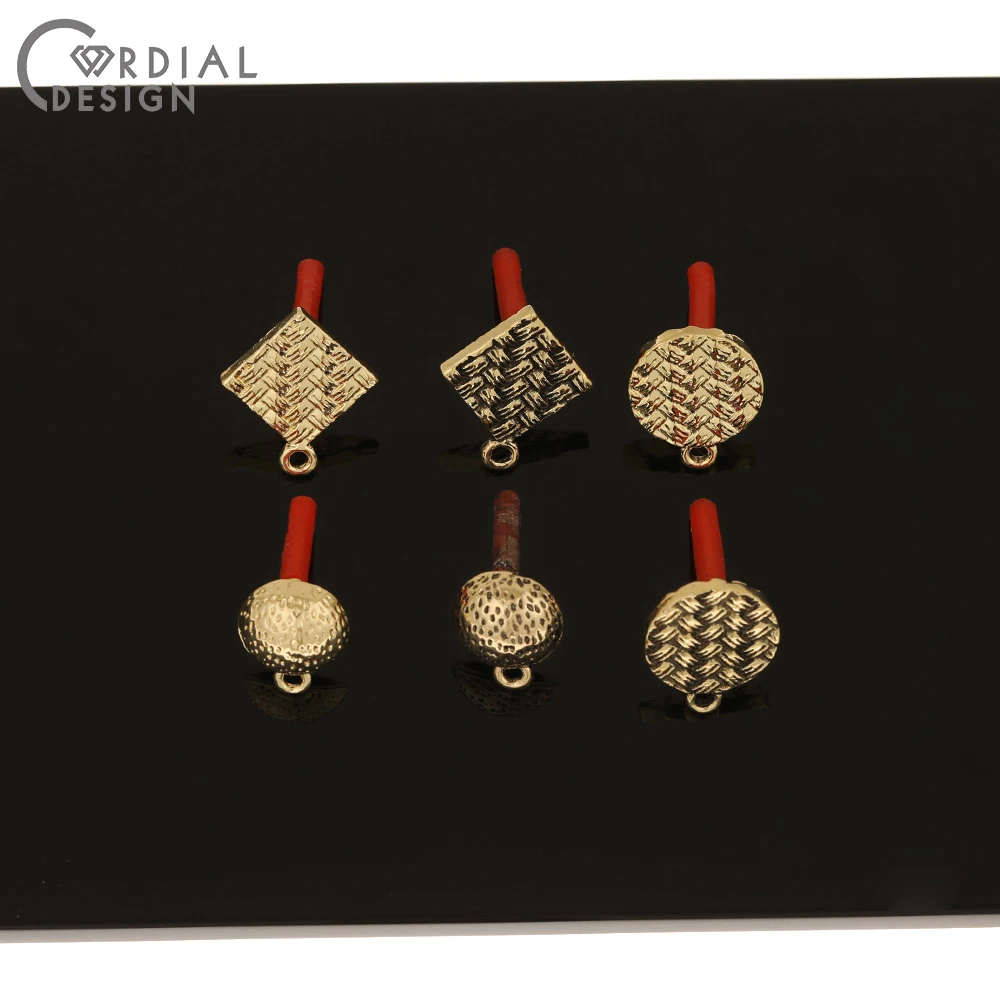 

Cordial Design 100Pcs Jewelry Accessories/Earrings Stud/Hand Made/Knit Effect/DIY Earrings Making/Jewelry Findings & Components