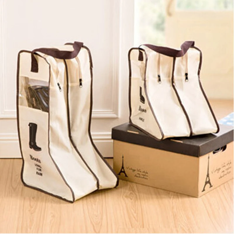 

Boots Bag Travel Shoe Bag Home Boots Storage Bag Shoe Storage Bag Visible Dust Boot Boots Cover Simple Design