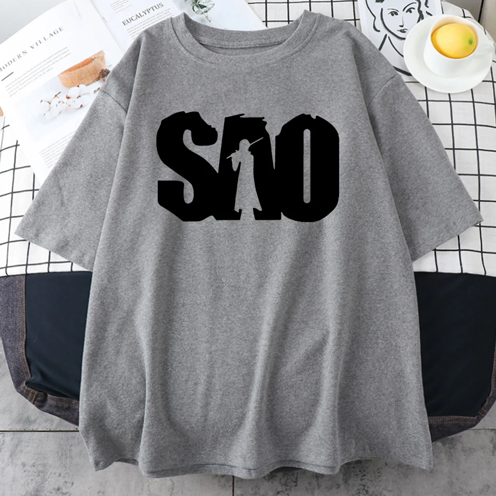 Женские летние футболки с принтом аниме Сан 2021 дышащая свободная одежда модная