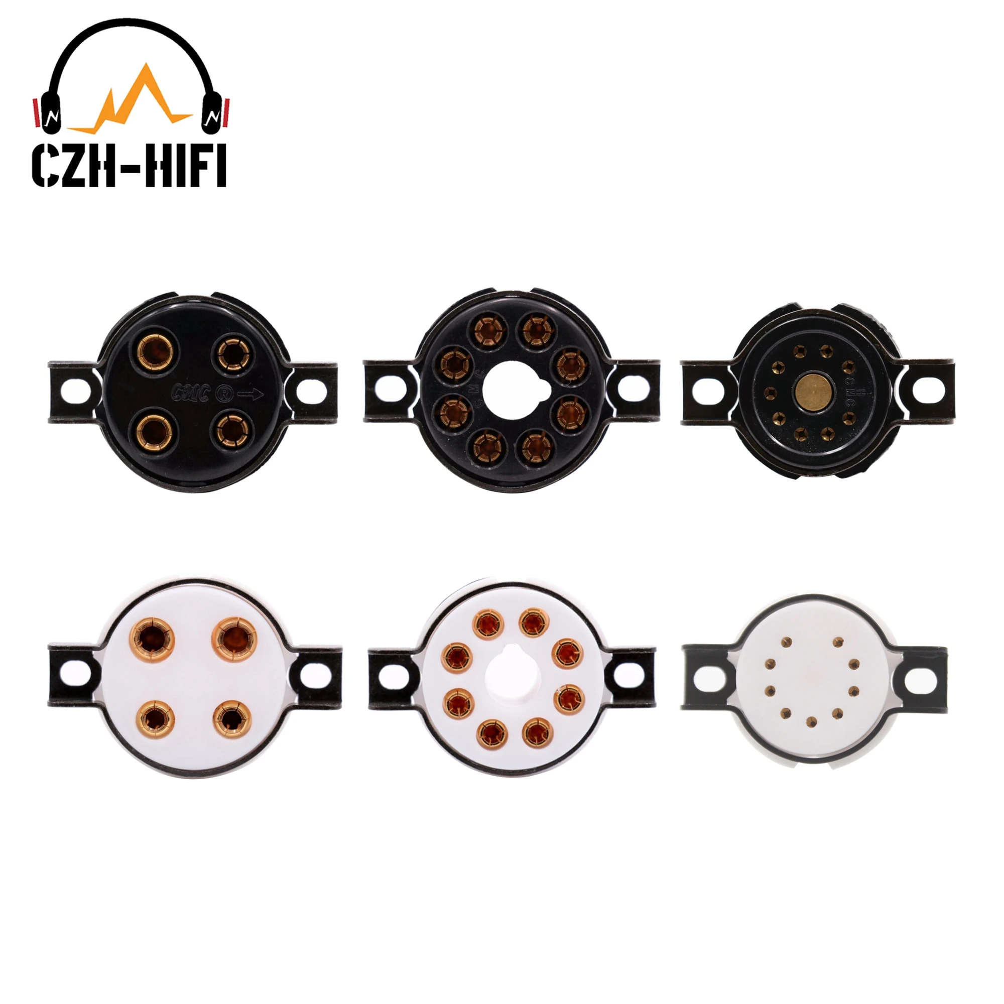 1 шт. CMC 4PIN 8PIN 9PIN PTFE бакелитовая трубка гнездо клапана для 300B 2A3 811 45 71A KT88 EL34 6V6 12AX7 ECC83
