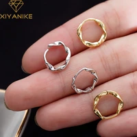 xiyanike 925 sterling silver hot sale korean twisted earrings simple temperament exquisite hot semale sexy jewelry gift c%d0%b5%d1%80%d1%8c%d0%b3%d0%b0