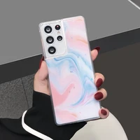 marble pattern applies to samsung s21 ultra mobile phone case a72 a52 5g nordic version s21 soft silicone shell