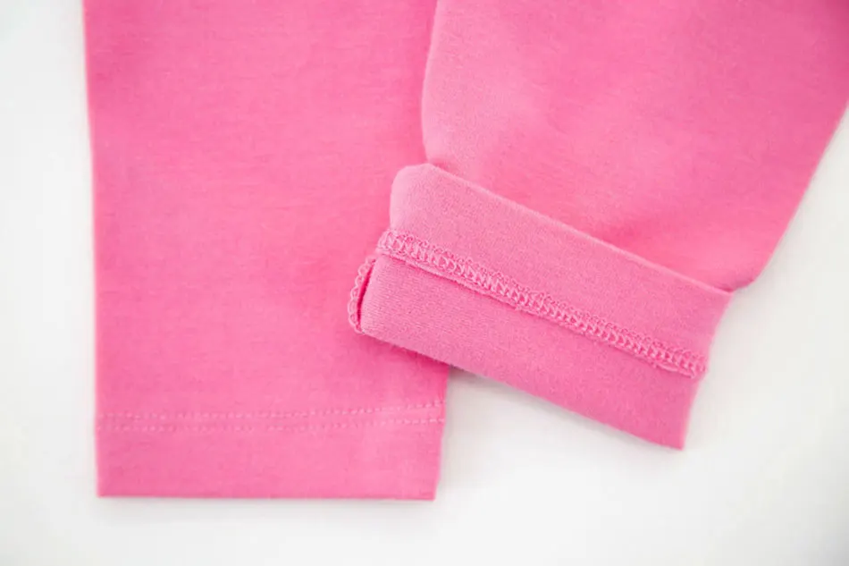 Kavkas/Детские леггинсы для девочек 100% хлопок с принтом свободные длинные детские