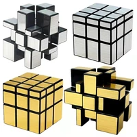 3x3 mirror cube magic speed 3x3x3 cube silver gold stickers professional puzzle cubes qytoys for children mirror blocks 3x3 cube