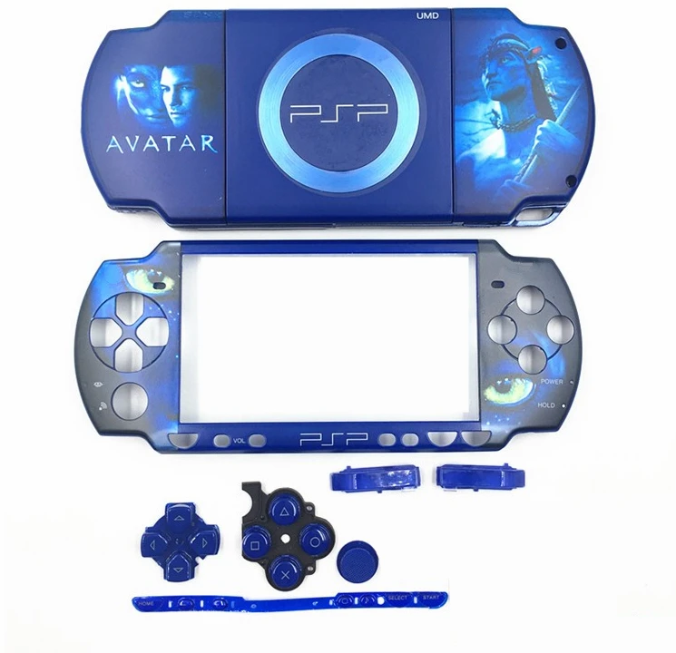 7 цветов для Оборудование PSP 2000 консоли корпус сменная часть крышки корпуса чехол