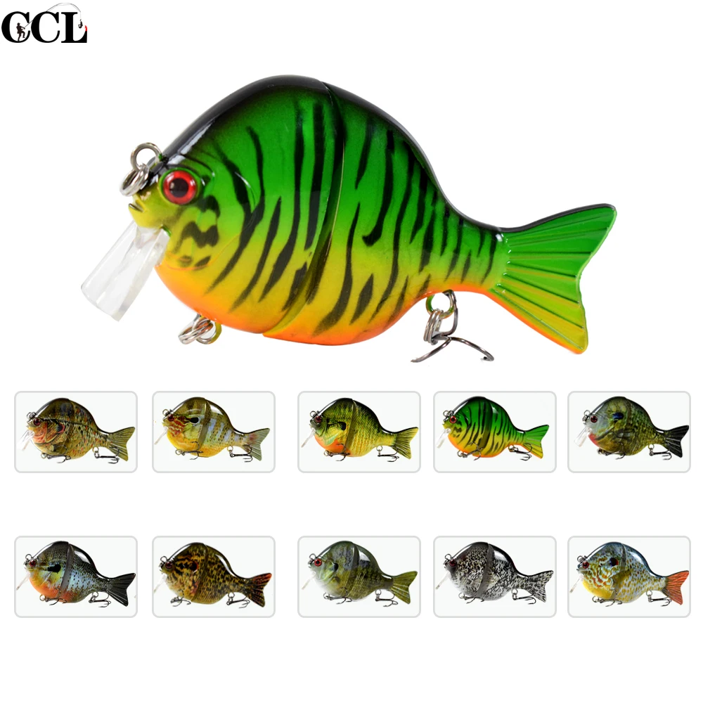 Жесткие пластиковые кренкбейты Прикормка искусственные приманки Bluegill