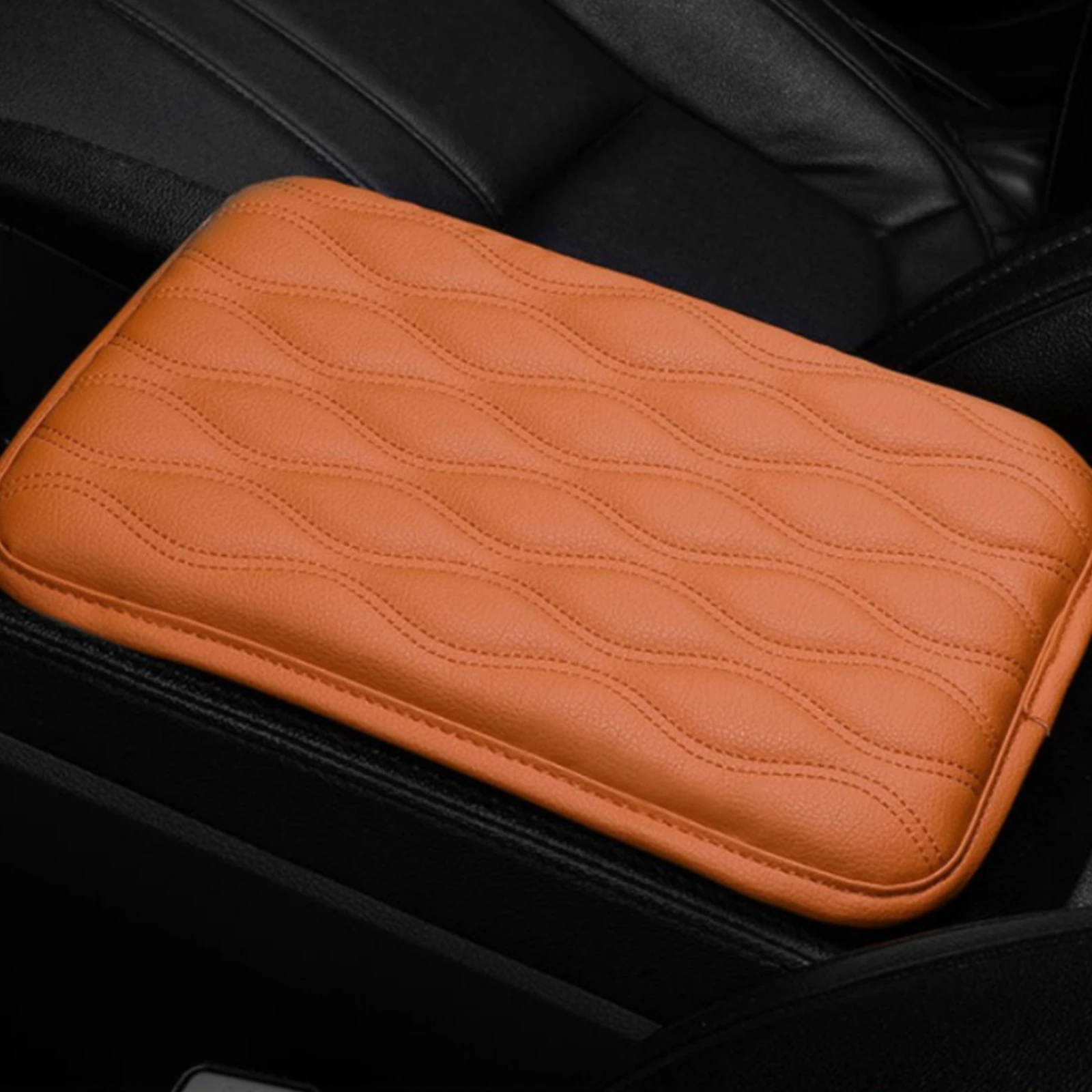 Подлокотник автомобильный из искусственной кожи Мягкая универсальная