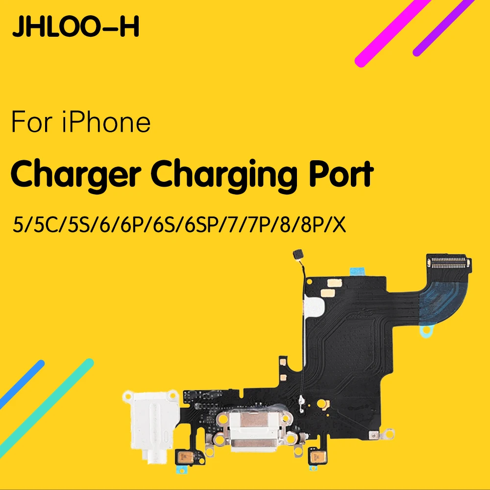 1 шт. новое зарядное устройство зарядный порт USB док разъем Замена для iPhone 5 5C 5S 6 6S 7