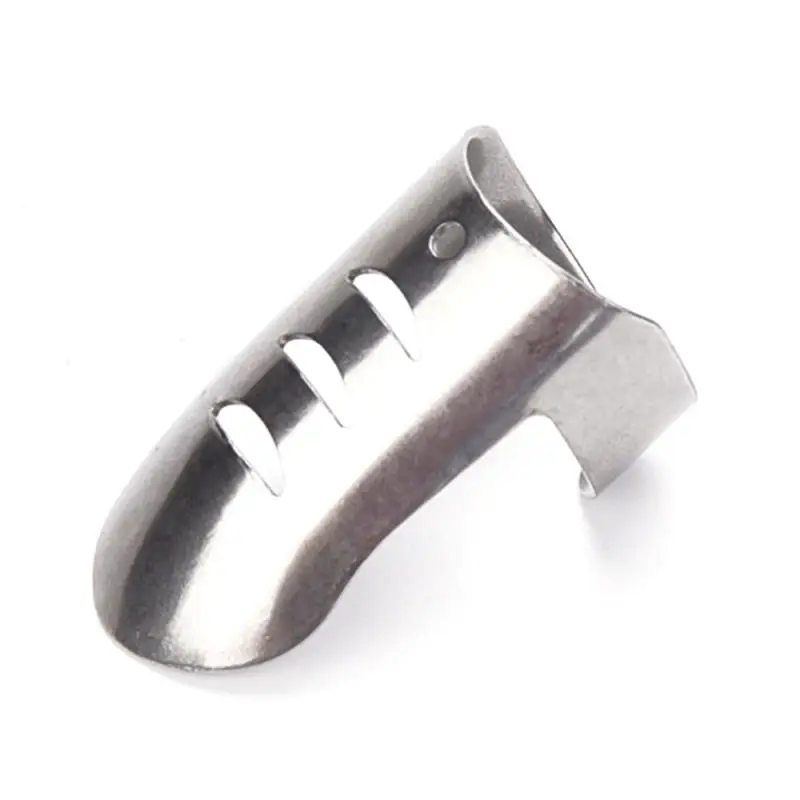 

1Set Stainless Steel Cutting Finger Guard Kitchen Finger Protector Vegetable Cutting Finger Protector Anti-cut Kitchen Gadget