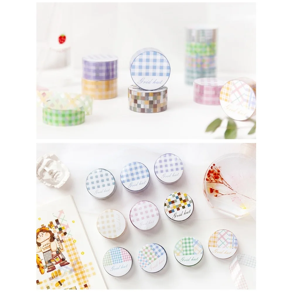 Сетка хижина изоляционная лента ПЭТ Водонепроницаемый Цвет клетчатая Лоскутная